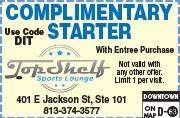 Special Coupon Offer for Top Shelf Sports Lounge